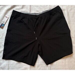32 Degrees Cool Mens XL Black Swim Gym Shorts New With Tags